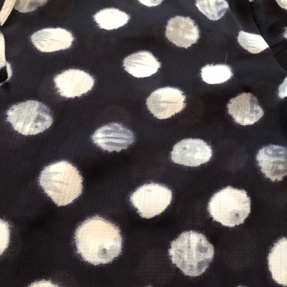 COLDWATER CREEK Sheer Polka-Dot Blouse - Picture 4 of 6